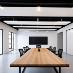 A minimalist startup office with a focus on core competencies, outsourcing design and marketing.